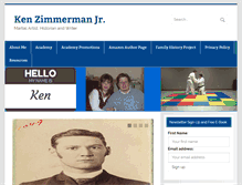 Tablet Screenshot of kenzimmermanjr.com